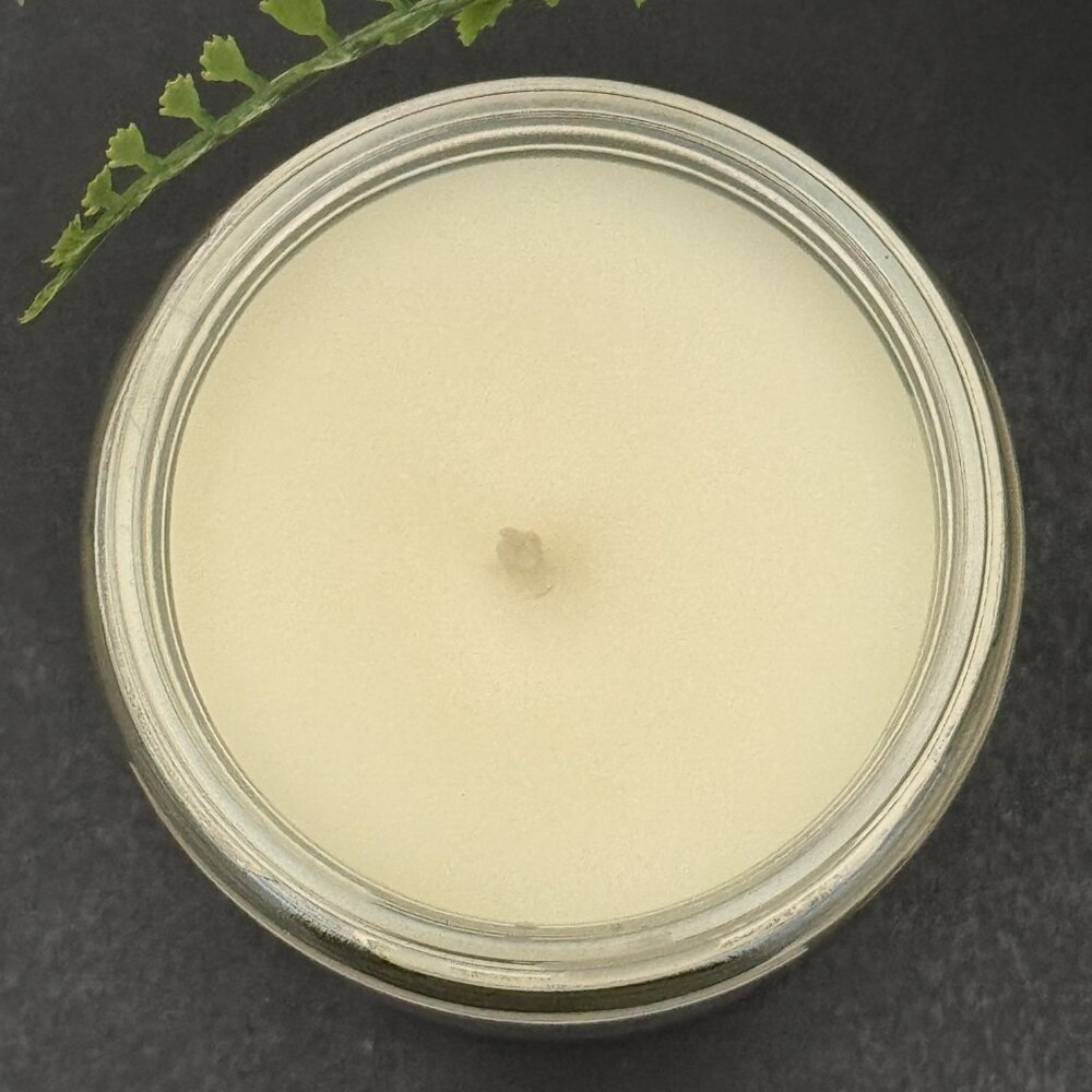 BBW Mahogany Teakwood White Barn Bath & Body Works Mason Jar Single Wick Candle - Picture 7 of 10